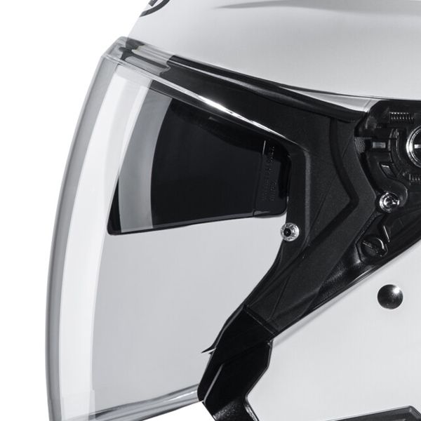 HJC I30 Pearl White + Kit Bluetooth BT Mini