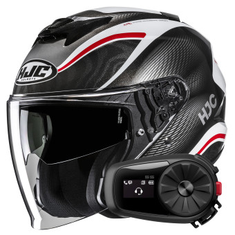 Casque jet HJC i31 Depe MC1 + Kit Bluetooth 5S Solo Casque jet HJC i31 Depe MC1 + Kit Bluetooth 5S Solo
