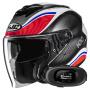 Casque jet HJC i31 Depe MC21 + Kit bluetooth 5R Lite