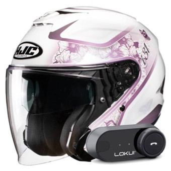 jet HJC i31 Iona MC8 + Kit Bluetooth Lokui K30