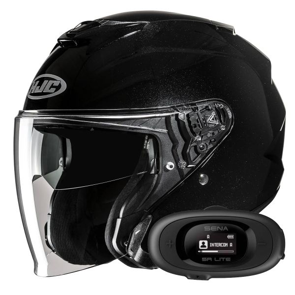 jet HJC i31 Metal Black + Kit bluetooth 5R Lite jet HJC i31 Metal Black + Kit bluetooth 5R Lite