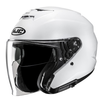 HJC i31 Pearl White + Kit Bluetooth BT Mini