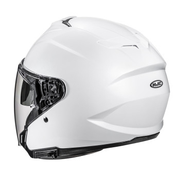 HJC i31 Pearl White + Kit Bluetooth BT Mini