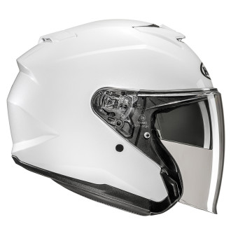HJC i31 Pearl White + Kit Bluetooth BT Mini