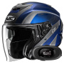 Casque jet HJC i31 Reno MC2 + Kit bluetooth 5R Lite
