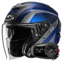 Casque jet HJC i31 Reno MC2 + Kit Bluetooth 5S Solo