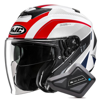 jet HJC i31 Reno MC21 + Kit Bluetooth BT Mini
