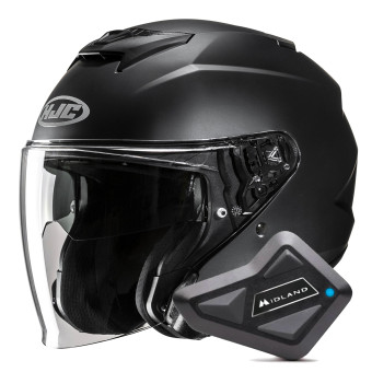 jet HJC i31 Semi Flat Black + Kit Bluetooth BT Mini