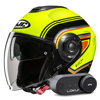 jet HJC i40N Linia MC3H + Kit Bluetooth Lokui K30