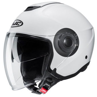 HJC i40N Pearl White+ Kit Bluetooth 5S Solo