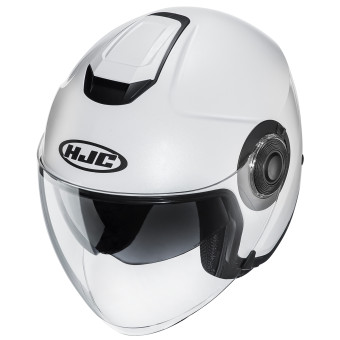 HJC i40N Pearl White+ Kit Bluetooth 5S Solo