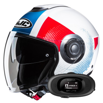 jet HJC i40N Pyle MC21 + Kit bluetooth 5R Lite Solo
