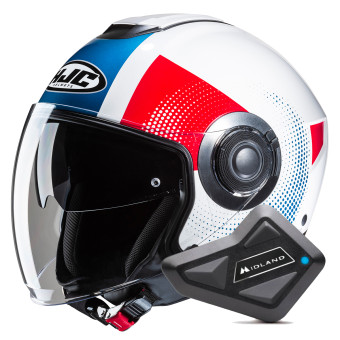 jet HJC i40N Pyle MC21 + Kit Bluetooth BT Mini