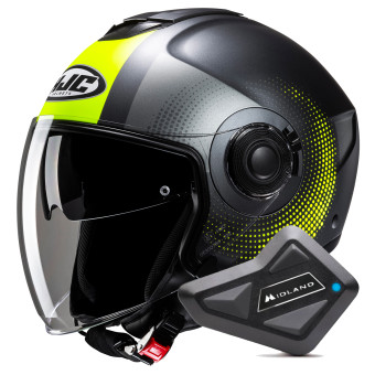 jet HJC i40N Pyle MC3HSF + Kit Bluetooth BT Mini