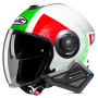 Casque jet HJC i40N Pyle MC41 + Kit Bluetooth BT Mini