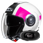Casque jet HJC i40N Pyle MC8+ Kit bluetooth 5R Lite Solo