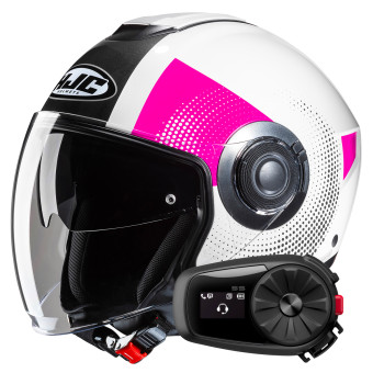 jet HJC i40N Pyle MC8 + Kit Bluetooth 5S Solo