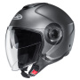 Casque jet HJC i40N Semi Flat Titanium