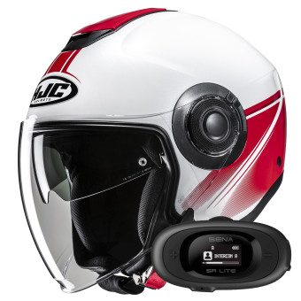 Casque jet HJC i40N Vision MC1 Casque jet HJC i40N Vision MC1
