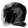 Casque jet HJC RPHA31 Flat Black + Kit Bluetooth Smart 11B