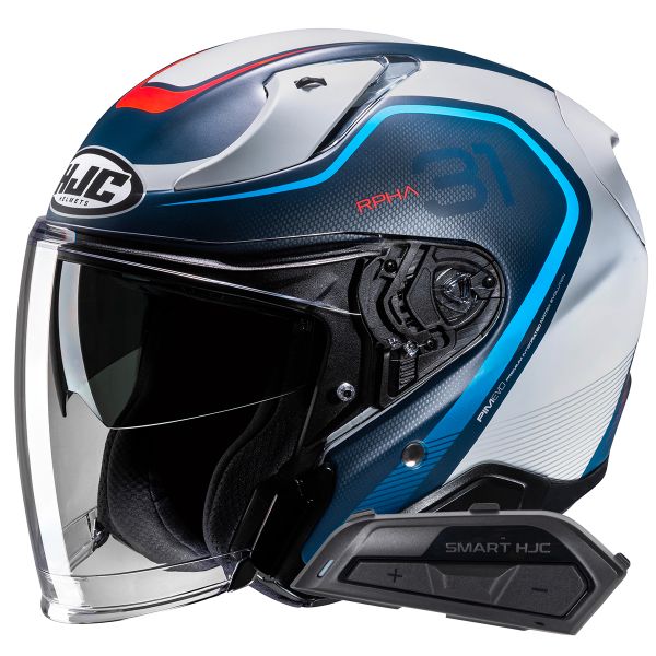 jet HJC RPHA31 Kouv MC21SF+ Kit Bluetooth Smart 21B Flat Black