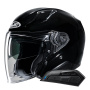 Casque jet HJC RPHA31 Metal Black + Kit Bluetooth Smart 11B