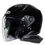 Casque jet HJC RPHA31 Metal Black+ Kit Bluetooth Smart 21B Flat Black