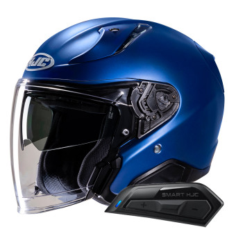 jet HJC RPHA31 Semi Flat Metallic Blue + Kit Bluetooth Smart 11B