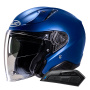 Casque jet HJC RPHA31 Semi Flat Metallic Blue + Kit Bluetooth Smart 11B