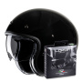 Casque jet HJC V31 Black + Kit Bluetooth Lokui K10