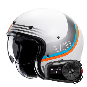 jet HJC V31 Byron MC27 + Kit Bluetooth 5S Solo