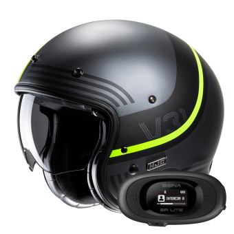 jet HJC V31 Byron MC3HSF + Kit bluetooth 5R Lite