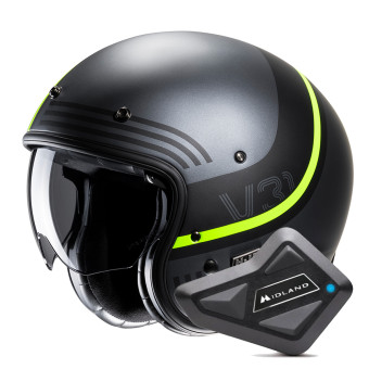 jet HJC V31 Byron MC3HSF + Kit Bluetooth BT Mini