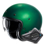 Casque jet HJC V31 Deep Green + Kit Bluetooth BT Mini