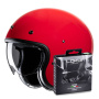 Casque jet HJC V31 Deep Red + Kit Bluetooth Lokui K10