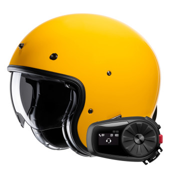 jet HJC V31 Deep Yellow + Kit Bluetooth 5S Solo