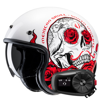 jet HJC V31 Desto MC1 + Kit Bluetooth 5S Solo