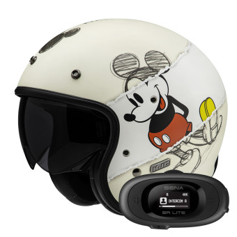 jet HJC V31 Disney Mickey Sketch MC1SF + Kit bluetooth 5R Lite