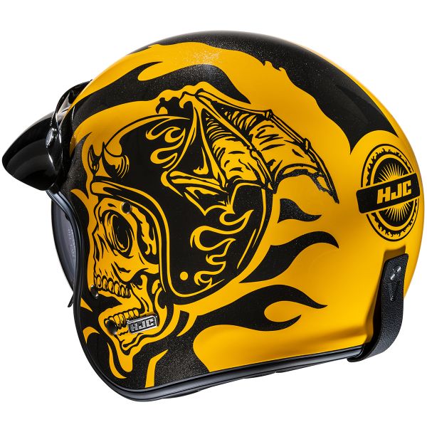 HJC V31 Flame MC3 + Kit Bluetooth Lokui K10