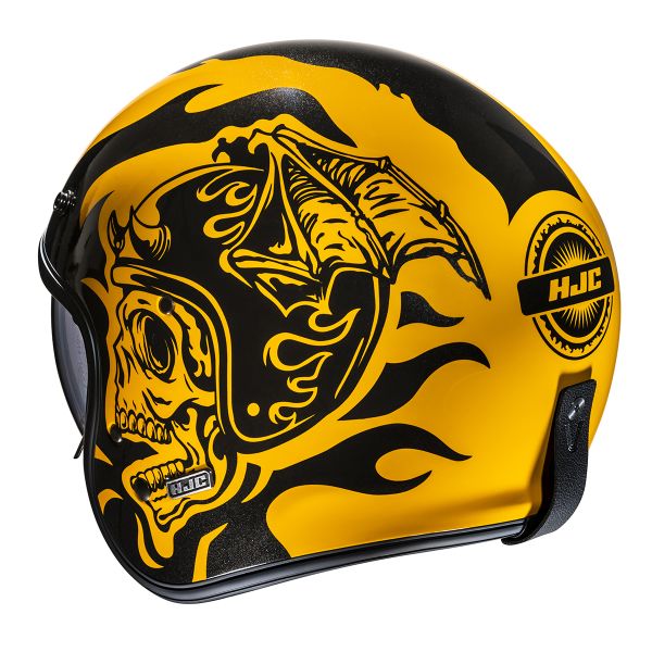 HJC V31 Flame MC3 + Kit Bluetooth Lokui K10