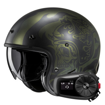 jet HJC V31 Flame MC4SF + Kit Bluetooth 5S Solo
