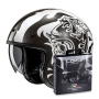 Casque jet HJC V31 Flame MC5 + Kit Bluetooth Lokui K10