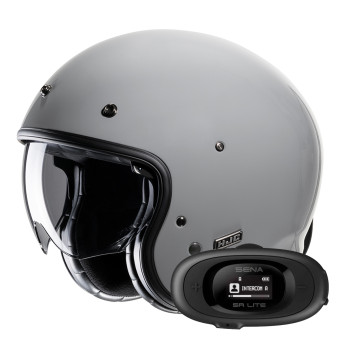 jet HJC V31 N. Grey + Kit bluetooth 5R Lite