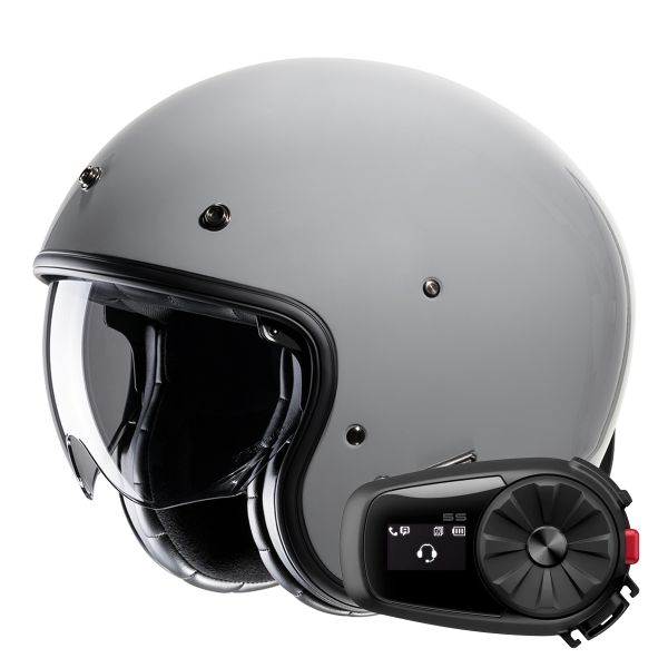 jet HJC V31 N. Grey + Kit Bluetooth 5S Solo jet HJC V31 N. Grey + Kit Bluetooth 5S Solo