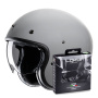 Casque jet HJC V31 N. Grey + Kit Bluetooth Lokui K10