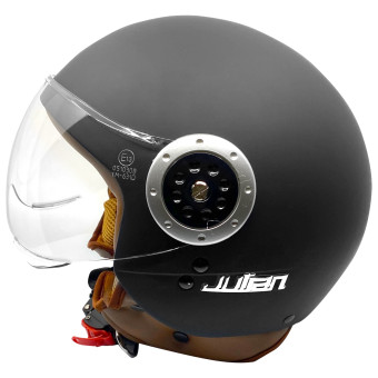 Casque jet Everone Julian Matt Black