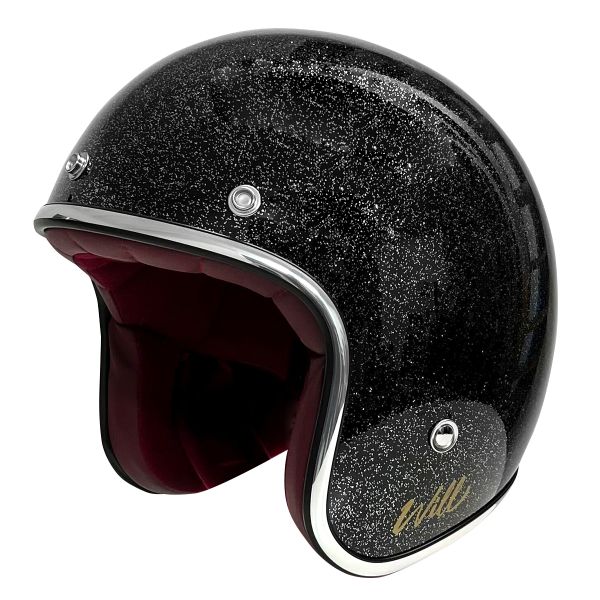 Casco moto Everone Will Glitter Black Al Mejor Precio