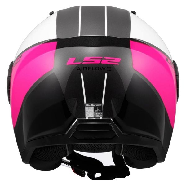 LS2 Funda Airflow II Blanco Rosa OF616