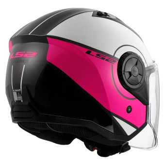 LS2 Funda Airflow II Blanco Rosa OF616