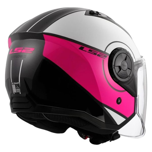 LS2 Funda Airflow II Blanco Rosa OF616